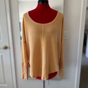 Lucky Brand orange Knit Top